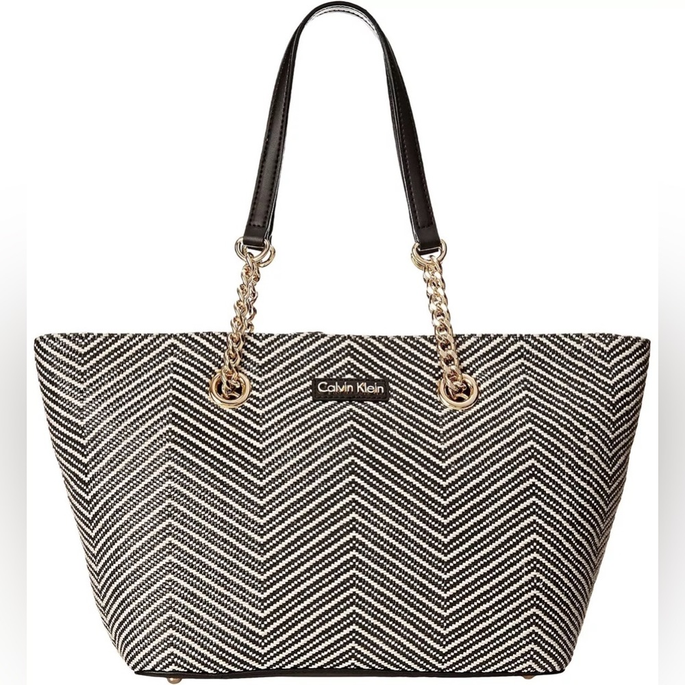 Calvin Klein Tweed Tote Bag